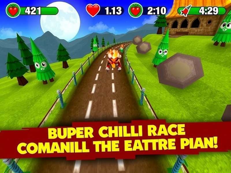 Burning Chilli Race game screenshot